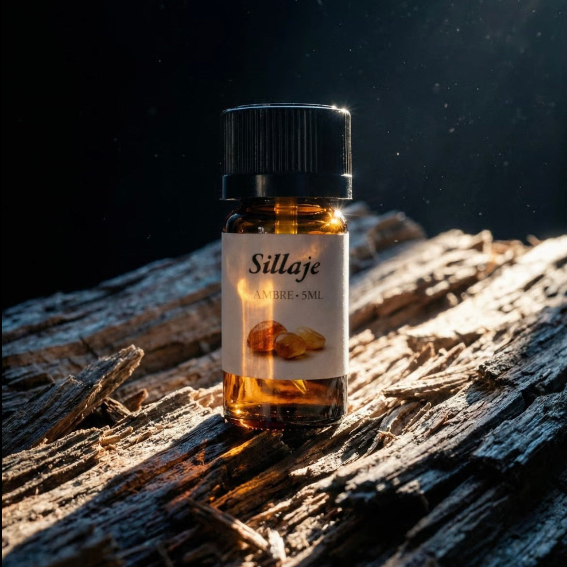Flacon fragrance ambre 5 ml pour création de parfum