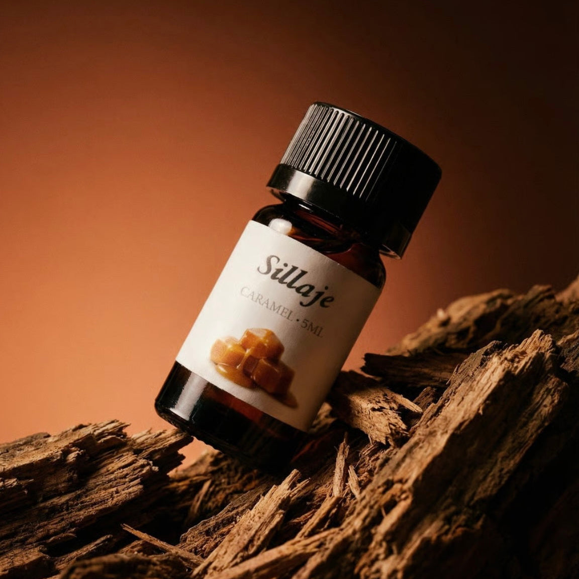 Flacon de fragrance caramel 5 ml pour création de parfum