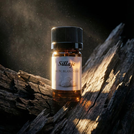 Flacon fragrance musc blanc 5ml pour création de parfum