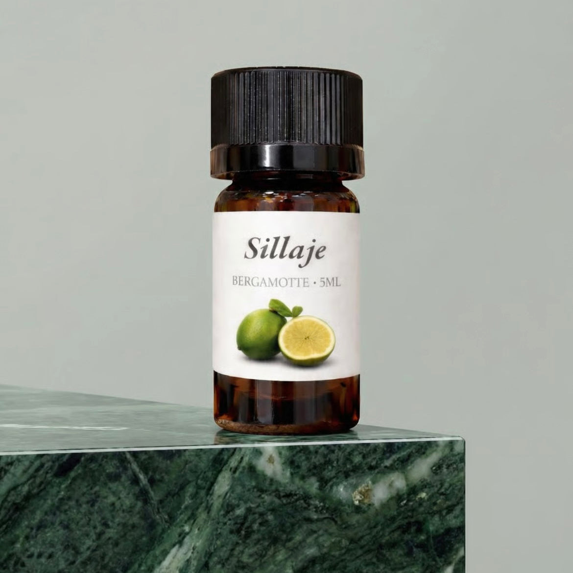 Flacon fragrance bergamote 5ml pour création de parfum