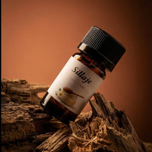 Flacon fragrance miel blanc 5ml pour création de parfum