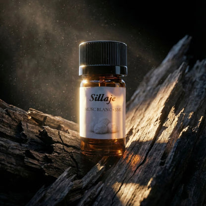 Flacon fragrance musc blanc 5ml pour création de parfum