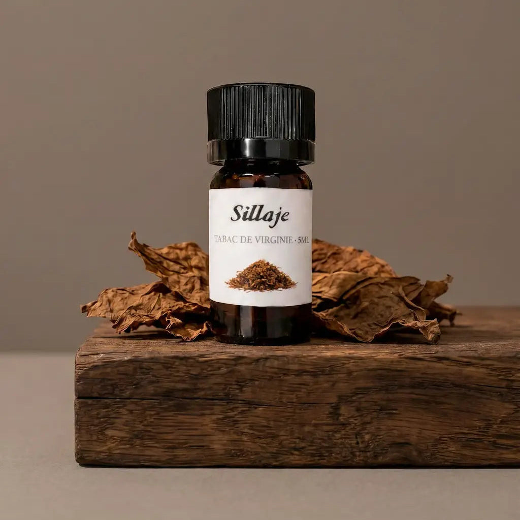 Flacon fragrance tabac de virginie 5ml pour création de parfum